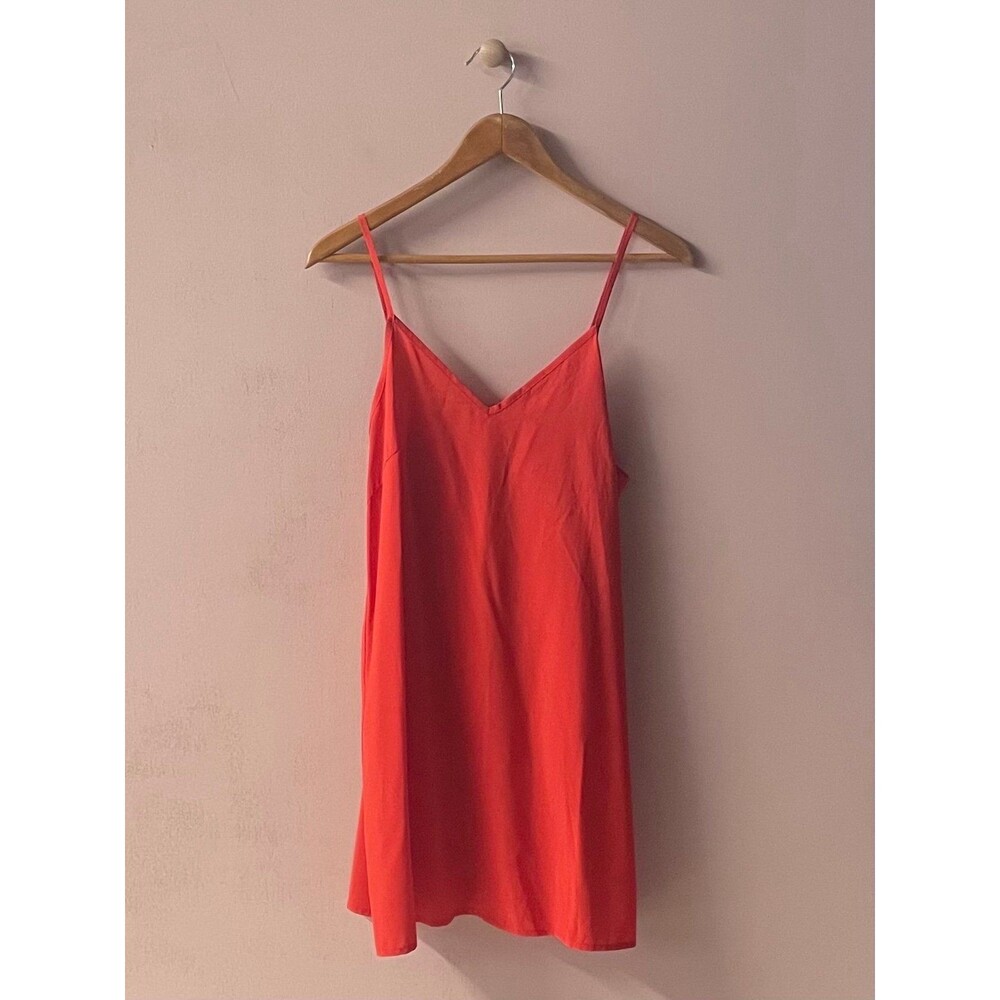 Red Slip Layering Dress Size S